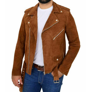 Chaqueta de Cuero de Alta Calidad para Motociclismo, para Hombre, Primavera, Servicio OEM, Logotipo Frontal Personalizable, Ropa Deportiva para Motocicleta - Product Image 1