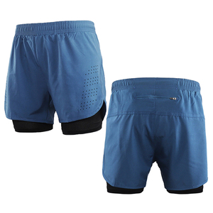 Pantalones Cortos Bermuda para Hombre, Color Verde Oliva, de Secado Rápido, Cintura Elástica con Bolsillos, Estilo Deportivo Casual, Corte Medio, Tejido de Poliéster - Product Image 4