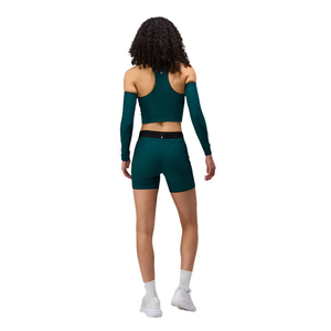 Shorts de sport Apex pour femme, taille haute, soutien musculaire, respirants, séchage rapide 4 directions, en nylon, avec logo OEM, pour l'élite, personnalisables - Product Image 2