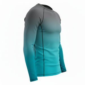 เสื้อแรชการ์ดแขนยาวแบบยูนิเซ็กซ์ แห้งเร็ว กระชับรูปทรง เหมาะสำหรับว่ายน้ำ เล่นเซิร์ฟ ออกกำลังกาย กีฬาทางน้ำ และฟิตเนส - Product Image 6