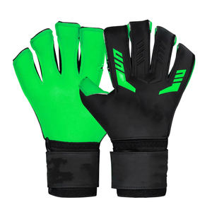 Gants de gardien de but de football professionnels, respirants, antidérapants, à doigts entiers, fermeture auto-agrippante, en latex, pour enfants et adultes - Product Image 6