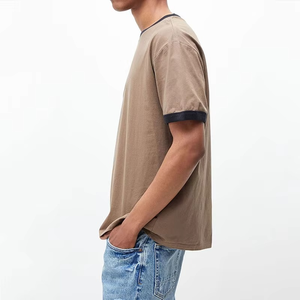 เสื้อยืดเปล่าคุณภาพสูงสำหรับพิมพ์ลาย ขายส่ง เสื้อยืดพิมพ์ลายตามสั่ง ราคาโรงงาน OEM ODM เสื้อผ้าสตรีทแวร์โอเวอร์ไซส์ ผ้าฝ้าย - Product Image 5