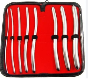 Juego de Dilatadores Hegar ME-UDS-1, 8 Piezas, Instrumento Quirúrgico de Diagnóstico Uterino y Uretral, Herramientas Quirúrgicas Ginecológicas Manuales de Acero, Certificación CE - Product Image 1