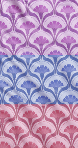 Tissu satiné en coton biologique léger et écologique à imprimé floral pivoine baroque, satiné de qualité supérieure et brillant - Product Image 5