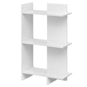 Libreria Bianca a 3 Ripiani in Legno per Bambini, con Pannelli in Compensato, 66 Libbre per Ripiano, Kit Anti-Ribaltamento Incluso - Product Image 3