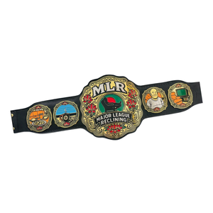 MLR Major League <b>Reclining</b> Championship Belt Custom Wrestling Belt High-Quality Collector's Item - Product Image 6