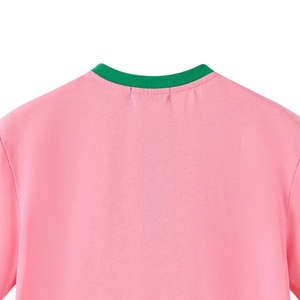 AKA เสื้อเชิ้ตเฮนลีย์พรีเมี่ยม สีชมพู สีเขียว สีขาว เสื้อเชิ้ตผู้หญิงลำลอง คอติดกระดุม แขนสั้น เสื้อผ้าระดับพรีเมียม - Product Image 4