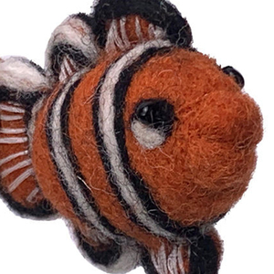 Juguete de Fieltro Hecho a Mano con Forma de Pez Payaso, Bordado, Unisex, para Mayores de 3 Años - Product Image 2