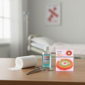 Nastro di garza Ilan 1 cm x 35 yd, arancione, di grado medico per pronto soccorso - Product Image 3