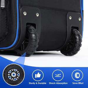 Sac de sport à roulettes Bagnex pour équipement de baseball, en tissu 600D, 50-70L, fermetures éclair fluides, durable, imperméable, avec logo personnalisé, unisexe - Product Image 5