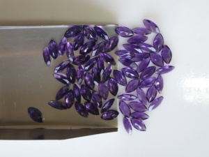 Ametyste violette naturelle africaine, taille marquise 8x4MM, qualité supérieure, pierre précieuse en vrac pour la fabrication de bijoux - Product Image 5