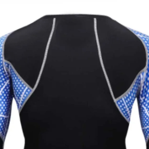 Maillot de bain anti-UV respirant à manches longues pour homme, fabrication directe usine, personnalisation de marque, vente en gros, export, tissu premium - Product Image 4
