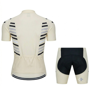 Conjunto de ciclismo personalizado para carreras de montaña, transpirable, de secado rápido, corte ajustado, pantalones cortos con tirantes para hombre, ropa de ciclismo para exteriores. - Product Image 2