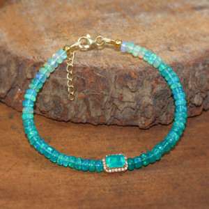 925 sliver plated beaded <b>bracelet</b> Octagon Charm Shaded <b>Beads</b> <b>Bracelet</b> women <b>bracelet</b> export at factory price - Product Image 1