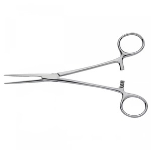 Pinzas Curvas de Precisión Kelly, Acero Inoxidable Plateado, Pinzas de Bloqueo Manual, Certificación CE Clase II para Uso Médico y Dental - Product Image 5