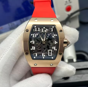 RM AMG Factory Luxury Self-winding Ultra-thin Titanium <b>Skeleton</b> Design Barrel-shaped Dial Sports Wristwatch Mechanical <b>Watch</b> - Product Image 5