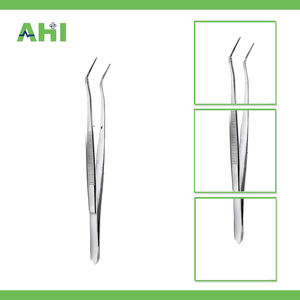 คีมคีบเมริแอมคุณภาพพรีเมียม ขนาด 16 ซม. ปากหยัก คีมตัดแต่ง คีมผ่าตัด คีมจับของเหลว ใช้ในห้องไอซียู ผลิตจากสแตนเลส ผลิตในประเทศปากีสถาน - Product Image 4