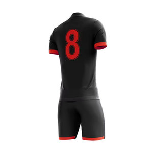 Uniforme de volley-ball d'hiver unisexe personnalisé pour adultes, 100% polyester, imprimé par transfert thermique, respirant, ajusté, manches courtes, élastique - Product Image 2