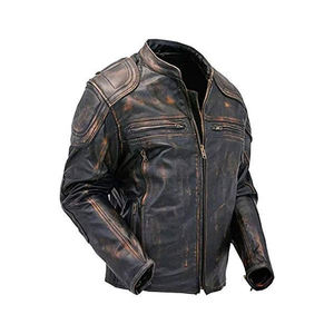 2026 New Fashion Men <b>Leather</b> <b>Jacket</b> Premium <b>Genuine</b> <b>Leather</b> <b>Jacket</b> Manufacturer - Product Image 1