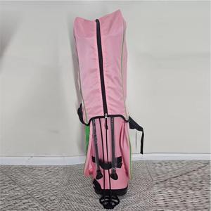 Bolsa de Golf de la Hermandad ALPHA KAPA ALPHA, Bolsa de Golf Verde y Rosa - Product Image 2