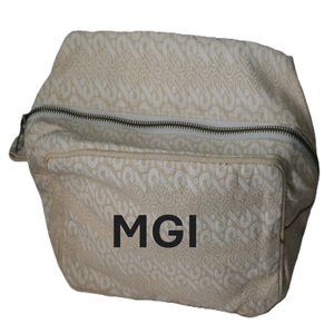 Pochette de maquillage matelassée durable, fermeture éclair simple, motif floral personnalisé, mini pochette cosmétique en coton, sac cadeau personnalisé pour femme - Product Image 3