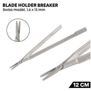 Démonte-lame et support 12 cm en acier inoxydable allemand, instrument chirurgical, outil de retrait de lame de scalpel, accessoire chirurgical ophtalmique - Product Image 1