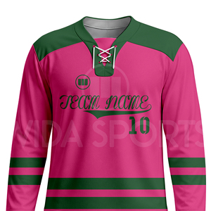 Custom Ice Hockey Uniform Sublimated Hockey Jersey Pants Set Premium Quality Team Hockey Apparel 100% Polyester Quick Dry - Product Image 4
