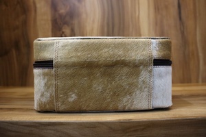 Cuero de piel de vaca genuina de alta calidad de uso diario cajas de joyería de cuero de propósito de regalo caja de joyería de cuero para mujer - Product Image 6