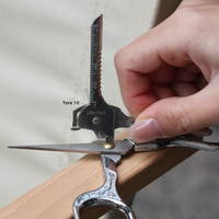 Mini couteau multifonctionnel 6-en-1, outil de survie et d'autodéfense, porte-clés, ouvre-bouteille, tournevis, couteau pliant, facile à transporter