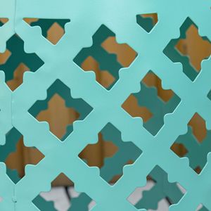 12-Inch Blue Outdoor <b>Round</b> <b>Patio</b> Side <b>Table</b> Garden Mosaic Accent Plant Stand Versatile Footstool - Product Image 6