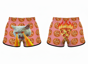 Shorts de boxe en polyester satiné respirant brodés pour hommes – Vente en gros par le fabricant d'équipements de combat Muay Thai - Product Image 4