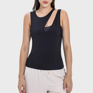 Nuevo Estilo de Verano, Chaleco Deportivo Casual Sexy sin Mangas, Top de Punto Transpirable de Secado Rápido y Ligero para Mujer - Product Image 5