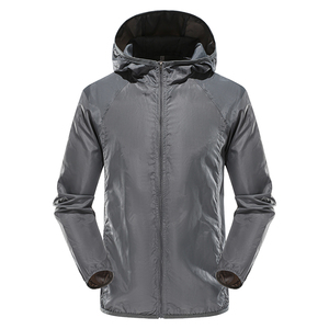 Veste coupe-vent pour homme en matériau durable, couleur unie, sur mesure, qualité supérieure, couleurs contrastées, respirante. - Product Image 4