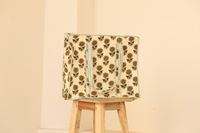 Tas Tote Bahu Model 009, Bahan Katun Quilted Bordir Cetak Tangan Motif Bunga Boho, Bukaan Terbuka, Cocok untuk Pantai, Semua Musim, Tersedia dalam Jumlah 10-100.