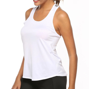 เสื้อกล้ามผู้หญิง ผ้าริบ ไร้แขน สีพื้น เรียบง่าย สไตล์ลำลอง สำหรับวัยรุ่น แฟชั่นพื้นฐาน ฤดูร้อน ผ้าฝ้ายทอ 100% แต่งลูกไม้ - Product Image 1