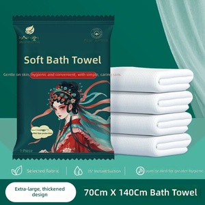 Serviette de Bain Jetable Épaissie Portable pour Voyage, Hommes et Femmes, Voyage d'Affaires, Emballage Individuel, Serviette Hygiénique pour le Visage - Product Image 4