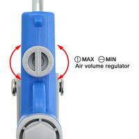 Pistolet à air ergonomique à double buse coudée, réglable, haute pression, entrée 1/4 pouce PT, en plastique POM – Créez votre marque