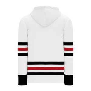 เสื้อฮู้ดฮอกกี้น้ำแข็งสีเขียว แขนยาว ลายทาง ปิดด้วยเชือกผูก ระบายอากาศได้ดี ผ้าคอตตอนเจอร์ซีย์ สำหรับผู้ใหญ่ทุกเพศ ฤดูหนาว สกรีนชื่อทีมได้ แห้งเร็ว - Product Image 4