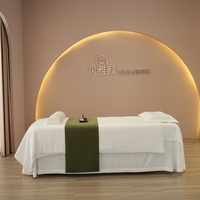 Couvre-lit de salon de massage blanc Couvre-lits Draps de table de massage professionnels