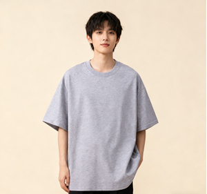 เสื้อยืดคอกลมทรงโอเวอร์ไซส์ แขนยาวปกติ สไตล์ไฮสตรีท ผ้าฝ้าย 100% คุณภาพพรีเมียม ระบายอากาศได้ดี สำหรับผู้ชาย พร้อมบริการออกแบบโลโก้ตามสั่ง - Product Image 3