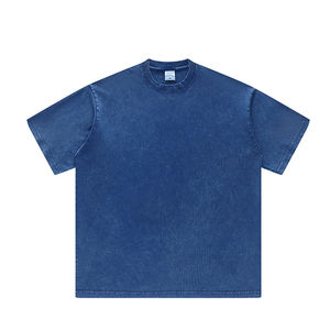 T-shirts personnalisés unisexes épais 300 g/m² à manches courtes, coupe oversize pour homme, col rond, coupe ample, pour l'été, vente en gros - Product Image 2