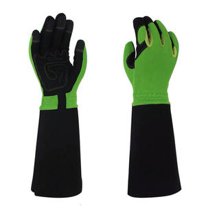 Leather Garden <b>Gloves</b> Durable Breathable Lightweight Comfortable Fit Protective Design for Planting Weeding Pruning in Garden - Product Image 3