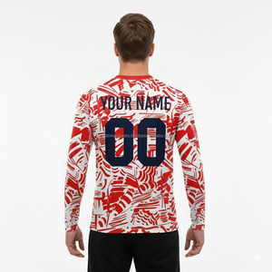 เสื้อยืดแขนยาวพิมพ์ซับลิเมชันตามสั่งสั่งแบบไม่แพง - Product Image 4