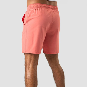 <b>Men</b> Solid Color <b>Shorts</b> Mid <b>Waist</b> <b>Elastic</b> Quick Dry Casual Wear - Product Image 3
