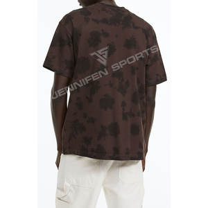 Camiseta Informal Personalizada de Alta Calidad, Manga Corta, Tie-Dye, Corte Regular, 100% Algodón, Unisex, con Estampado Gráfico para Hombre - Product Image 6