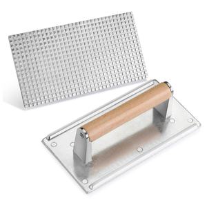 Commercial Cast Aluminum Steak Weight, Grill Press Steak Weight Cast Aluminum <b>Meat</b> & <b>Poultry</b> Tools Henry Foodservice 500PCS - Product Image 4