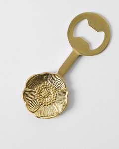 Gold Stainless Steel Bottle Opener | Decorative Flower Design <b>Bar</b> Tool | Premium Beer Bottle Opener for Home, <b>Bar</b> & Restaurant - Product Image 4