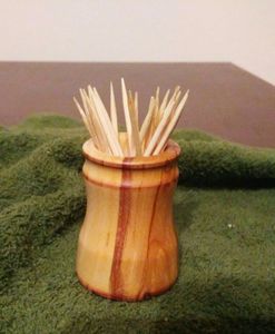 Porte-cure-dents élégant en bois, distributeur de table, accessoire de rangement décoratif pour cuisine, restaurant, salle à manger - Product Image 5