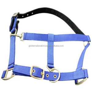 New Personalized design Blue Nylon Horse halter Extra comfort double ply Nylon Webbing Nylon halter for horses - Product Image 4