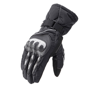 PU Leather Made Hand Protection Wear Racing Motorbike <b>Gloves</b> <b>Touch</b> <b>Screen</b> Compatible Waterproof Full Finger Outdoor Racing <b>Glove</b> - Product Image 1